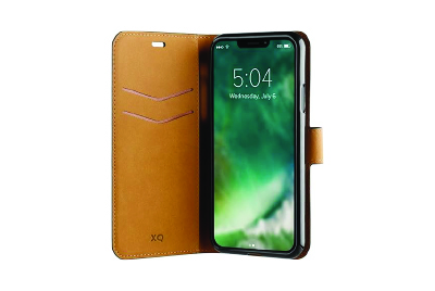 Générique Étui Portefeuille Slim pour RENO8, Noir, Protection Téléphone avec Rangements XQISIT